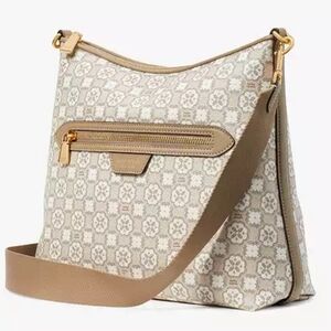 Kate Spade Flower Monogram Medium Messenger Bag NWT